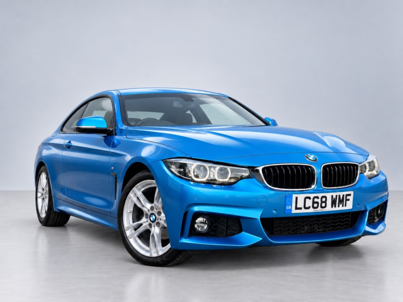 2018 BMW 4 Series 2.0 420i Gpf M Sport Auto Euro 6 (s/s) 2dr in Blue — image 1
