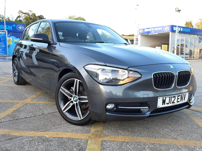2012 BMW 1 Series 1.6 116i Sport Euro 5 (s/s) 5dr in Grey — image 1