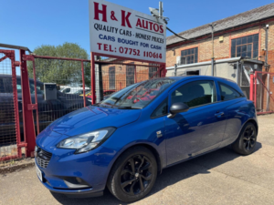 2018 Vauxhall Corsa 1.4i Ecotec Griffin Euro 6 3dr in Blue — image 2