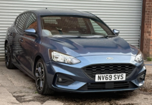 2020 Ford Focus 1.0t Ecoboost St-Line X Euro 6 (s/s) 5dr in Blue — image 3