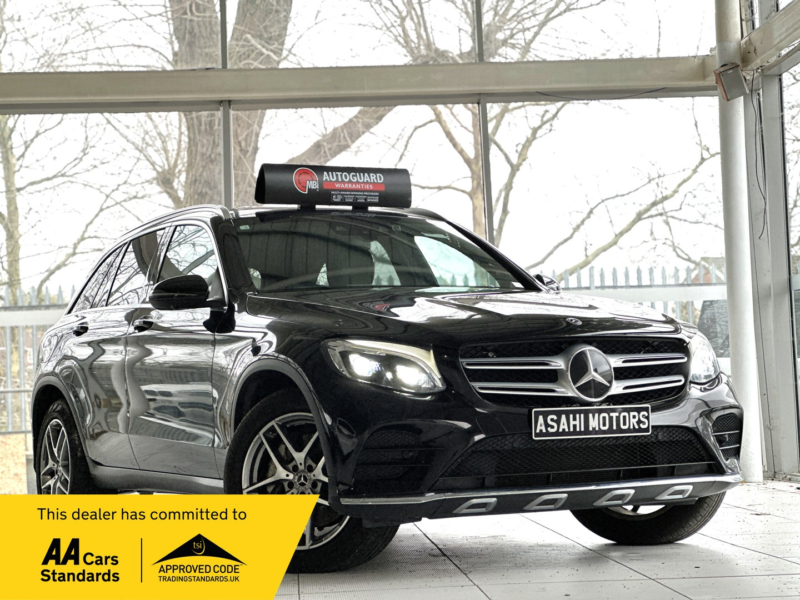 2018 Mercedes-Benz Glc 2.0 Glc250 Sport G-Tronic 4matic Euro 6 (s/s) 5dr Lj18dfs 2018 (18) 56,636 Miles Petrol Automatic in Black — image 1