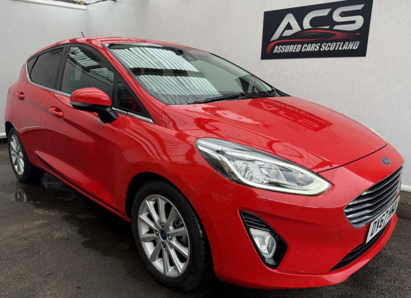 2017 Ford Fiesta 1.0t Ecoboost Titanium Hatchback 5dr Petrol Manual Euro 6 (s/s) (125 Ps) in Red — image 1