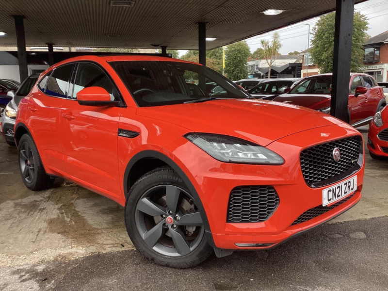 2021 Jaguar E-Pace 2.0 D180 Chequered Flag Auto AWD Euro 6 (s/s) 5dr in Red — image 1