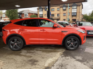 2021 Jaguar E-Pace 2.0 D180 Chequered Flag Auto AWD Euro 6 (s/s) 5dr in Red — image 2