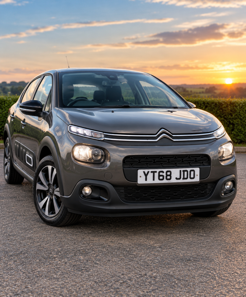 2018 Citroen C3 1.2 Puretech Flair Hatchback 5dr Petrol Manual Euro 6 (82 Ps) in Grey — image 1