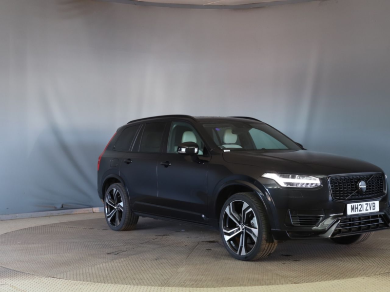 2021 Volvo Xc90 2.0h T8 Twin Engine Recharge 11.6kwh R-Design Pro SUV 5dr Petrol Plug-In Hybrid Auto 4WD Euro 6 (s/s) (390 Ps) in Black — image 1