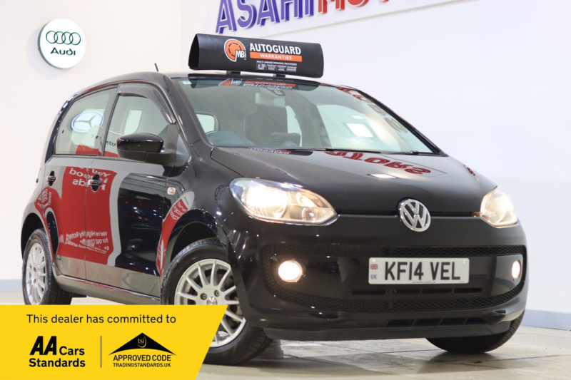 2014 Volkswagen Up! 1.0 High Up! Hatchback 5dr Petrol Asg Euro 5 (75 Ps) in Black — image 1