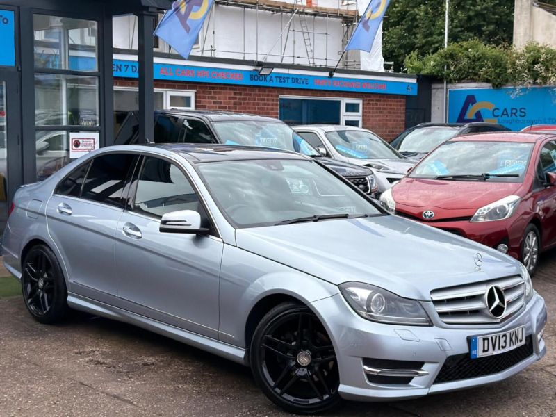 2013 Mercedes-Benz C Class 2.1 C220 Cdi Blueefficiency Amg Sport Plus G-Tronic+ Euro 5 (s/s) 4dr in Silver — image 1