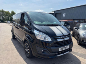2017 Ford Tourneo Custom 2.0 290 Ecoblue Sport L2 Euro 6 (s/s) 5dr in Black — image 3