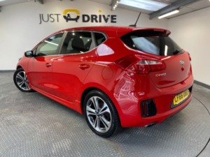 2016 Kia Ceed 1.0 T-Gdi Gt-Line Hatchback 5dr Petrol Manual Euro 6 (s/s) (118 Bhp) in Red — image 3