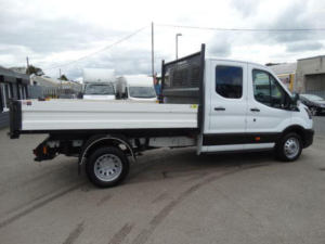 2022 Ford Transit 2.0 Ecoblue 350 Leader D/cab Tipper in White — image 5