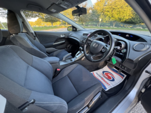 2014 Honda Civic 1.8 I-Vtec Se Plus 5dr Auto, Silver, Petrol + Amazing History in Silver — image 4