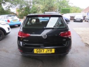 2017 Volkswagen Golf 1.0 Tsi Bluemotion Tech S Euro 6 (s/s) 5dr in Black — image 6
