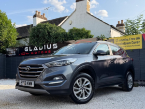 2018 Hyundai Tucson 1.6 Gdi Blue Drive Se Nav Euro 6 (s/s) 5dr in Grey — image 3