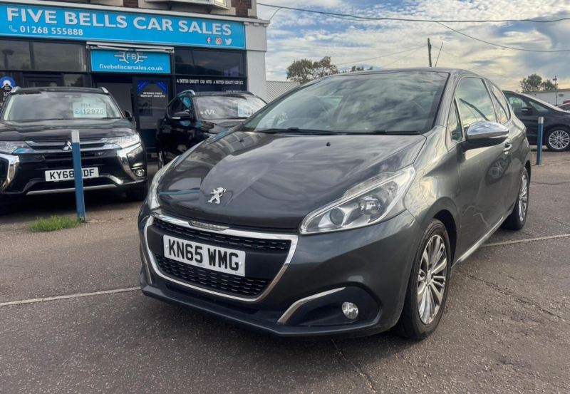 2015 Peugeot 208 1.2 Puretech Allure Euro 6 3dr in Grey — image 1