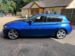 2014 BMW 1 Series 2.0 118d M Sport 5-Door in Blue — image 4