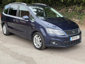 2014 SEAT Alhambra 2.0 Tdi Ecomotive Cr Se Lux in Blue — image 4