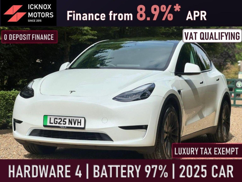 2025 Tesla Model Y (dual Motor) Long Range Auto 4wde 5dr in White — image 1