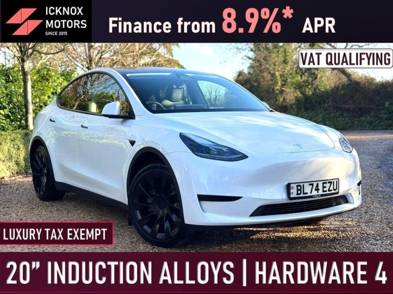 2024 Tesla Model Y Long Range Auto Rwd 5dr in White — image 1