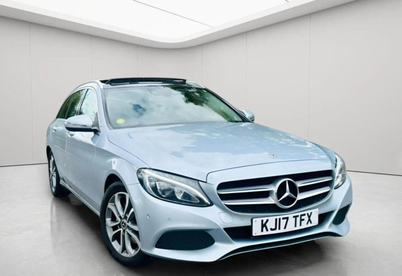 2017 Mercedes-Benz C Class 2.1 C220d Sport (premium Plus) G-Tronic+ Euro 6 (s/s) 5dr in Silver — image 1