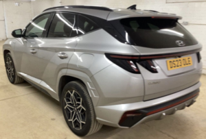 2023 Hyundai Tucson 1.6 T-Gdi 13.8kwh N Line SUV 5dr Petrol Plug-In Hybrid Auto 4WD Euro 6 (s/s) (265 Ps) in Silver — image 6