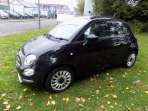 2016 Fiat 500 1.2 Lounge Euro 6 (s/s) 3dr in Black — image 5