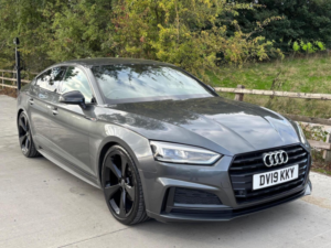 2019 Audi A5 2.0 Tdi 35 Black Edition Sportback S Tronic Euro 6 (s/s) 5dr in Grey — image 5
