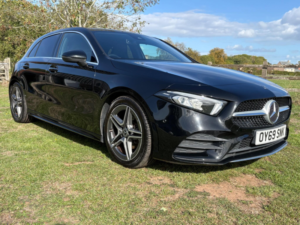 2019 Mercedes-Benz A Class 2.0 A200d Amg Line (premium) 8g-Dct Euro 6 (s/s) 5dr in Black — image 3