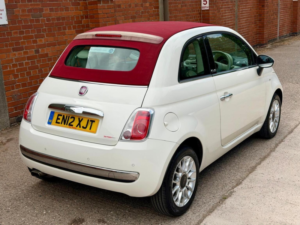 2012 Fiat 500c 1.2 Lounge Euro 5 2dr in White — image 2