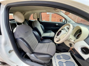 2012 Fiat 500c 1.2 Lounge Euro 5 2dr in White — image 3