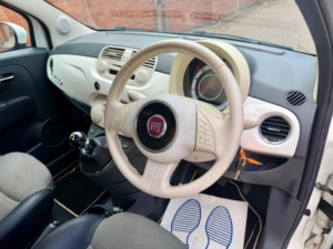 2012 Fiat 500c 1.2 Lounge Euro 5 2dr in White — image 6