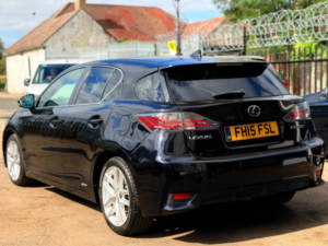 2015 Lexus Ct 1.8 200h Advance CVT Euro 6 (s/s) 5dr in Black — image 4