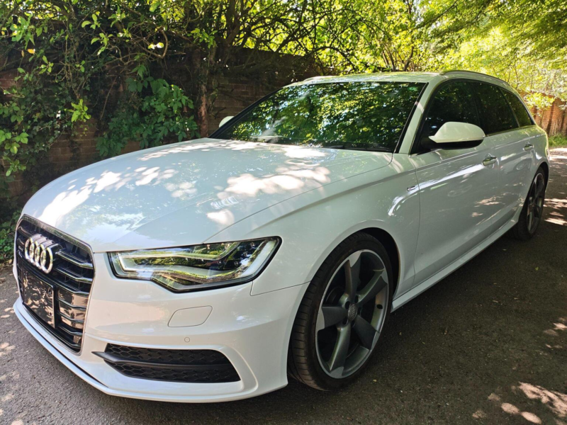 2014 Audi A6 Avant S Line Quattro 2.8 V6 Estate in White — image 1