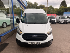 2020 Ford Transit Custom 2.0 300 Ecoblue Leader Panel Van 5dr Diesel Manual L1 H2 Euro 6 105 Ps in White — image 2