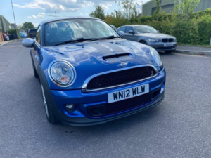 2012 MINI Coupe 1.6 Cooper S Euro 5 (s/s) 2dr in Blue — image 2
