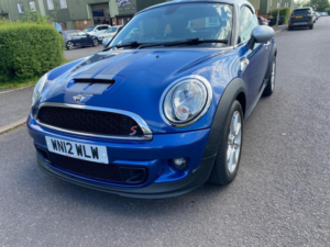 2012 MINI Coupe 1.6 Cooper S Euro 5 (s/s) 2dr in Blue — image 3