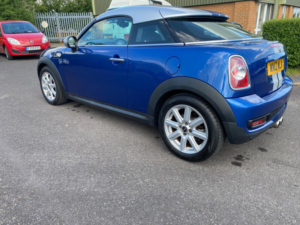 2012 MINI Coupe 1.6 Cooper S Euro 5 (s/s) 2dr in Blue — image 5