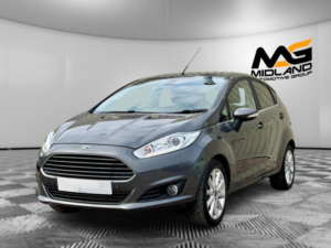 2017 Ford Fiesta 1.0t Ecoboost Titanium Euro 6 (s/s) 5dr in Grey — image 3