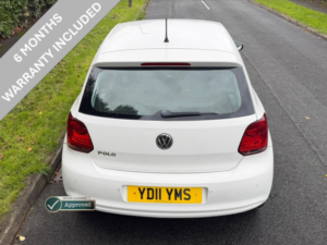 2011 Volkswagen Polo 1.2 Se Euro 5 3dr in White — image 4