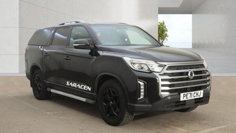 2021 Ssangyong Musso 2.2d Saracen Auto 4WD Euro 6 4dr in Black — image 1