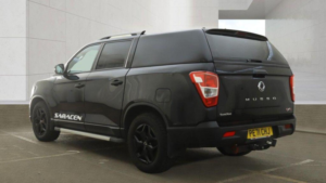 2021 Ssangyong Musso 2.2d Saracen Auto 4WD Euro 6 4dr in Black — image 3
