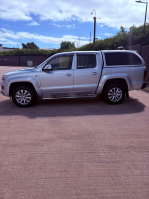 2013 Volkswagen Amarok 2.0 Bitdi Trendline Pickup Double Cab 4dr Diesel Manual 4motion Selectable Euro 5 (180 Ps) in Silver — image 2