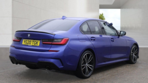 2020 BMW 3 Series 2.0 320d M Sport Saloon 4dr Diesel Auto Euro 6 (s/s) (190 Ps) in Blue — image 4