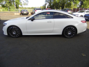 2019 Mercedes-Benz E Class 2.0 E300 Amg Line G-Tronic+ Euro 6 (s/s) 2dr in White — image 4