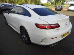 2019 Mercedes-Benz E Class 2.0 E300 Amg Line G-Tronic+ Euro 6 (s/s) 2dr in White — image 5