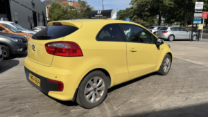 2015 Kia Rio 1.3 Sr7 Yellow 3dr Lowtax+dab+10stamps in Yellow — image 4