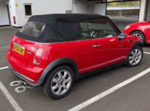 2008 MINI Convertible 1.6 Cooper Euro 4 2dr in Red — image 4