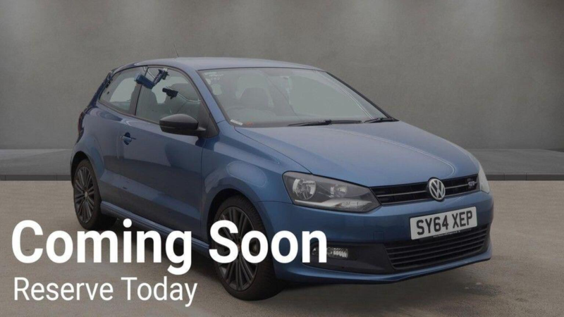 2015 Volkswagen Polo 1.4 Tsi Bluemotion Tech Act Bluegt Euro 6 (s/s) 3dr in Blue — image 1