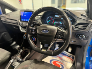 2020 Ford Fiesta 1.0t Ecoboost St-Line Edition Euro 6 (s/s) 5dr in Blue — image 3