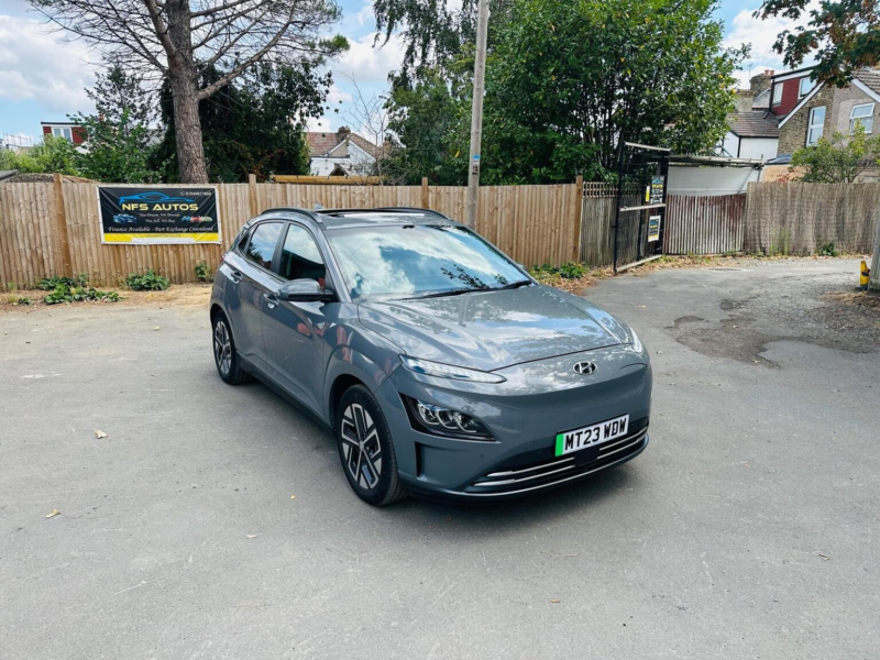 2023 Hyundai Kona 64kwh Ultimate Auto 5dr (10.5kw Charger) in Grey — image 1